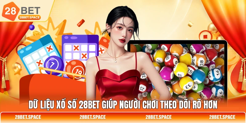 Dữ liệu xổ số 28BET giúp người chơi theo dõi rõ hơn